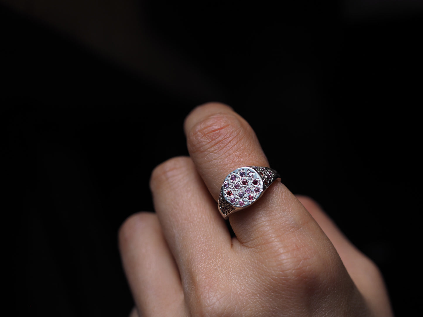 Speckled Signet Ring