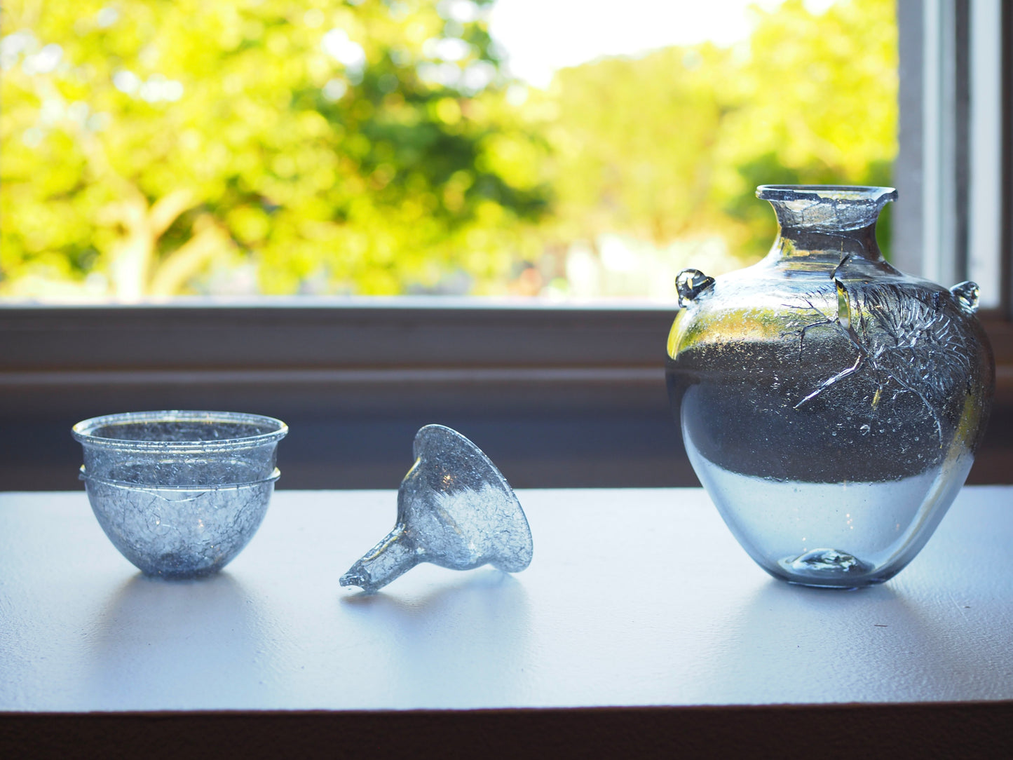 Glass Sculpture, 'Collecting Photos' Ver.4