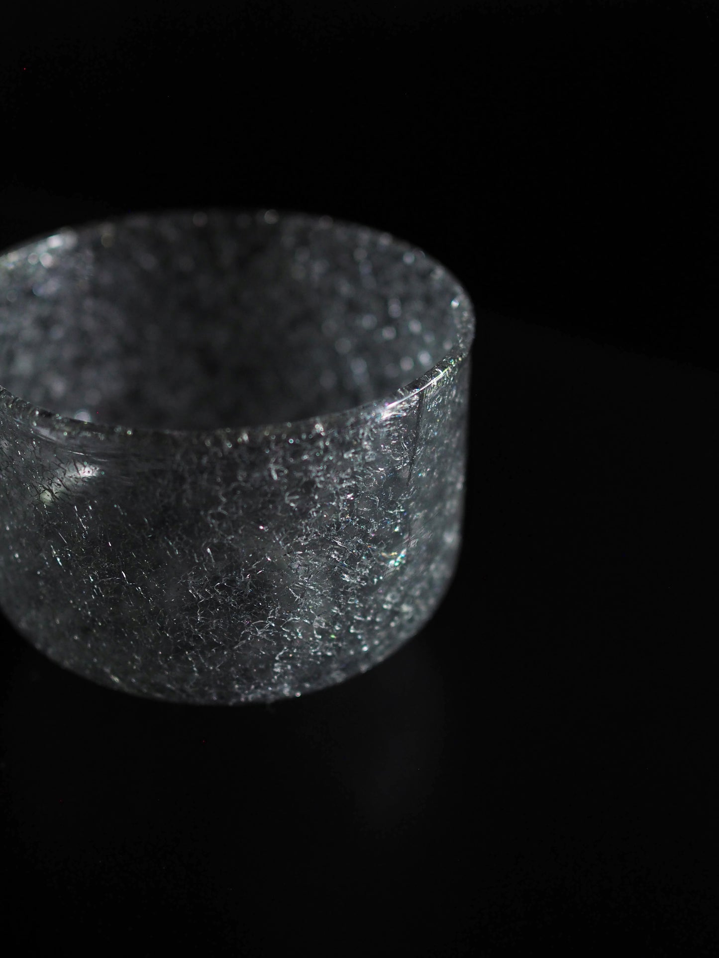 Glass Sculpture, 'Collecting Photos' Ver.6