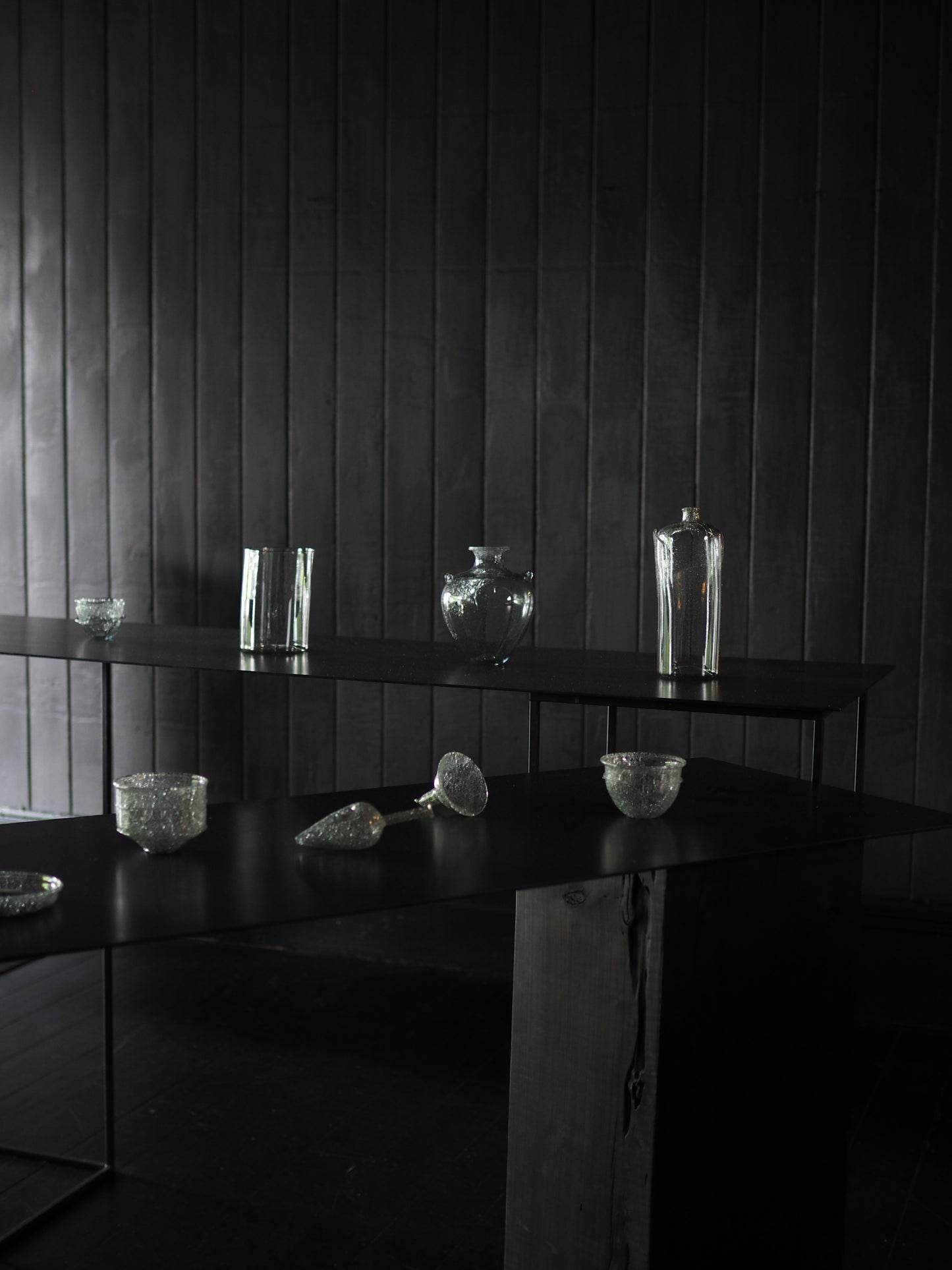 Glass Sculpture, 'Collecting Photos' Ver.5