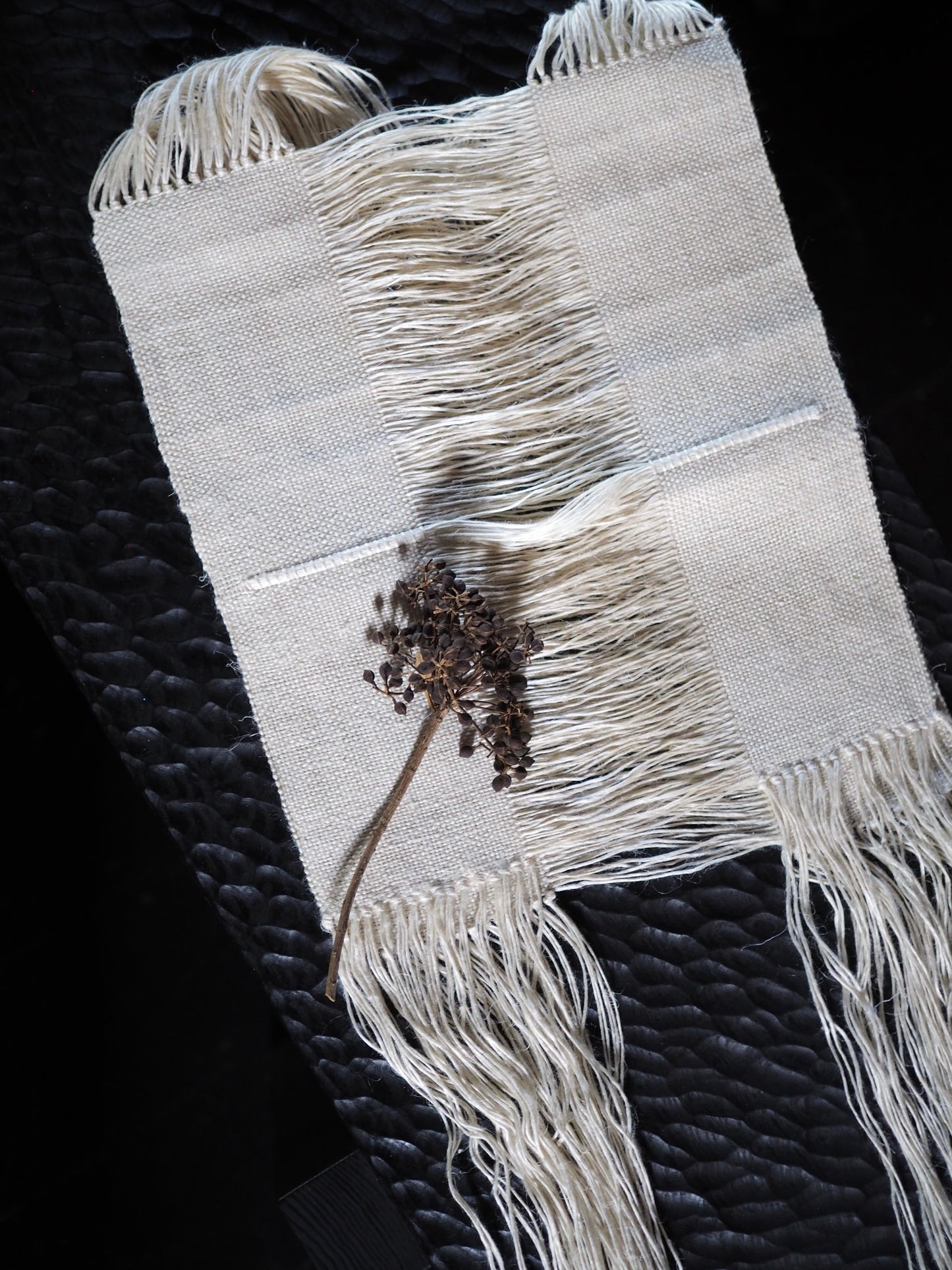 Japanese linen and wool Tapestry, ver.2