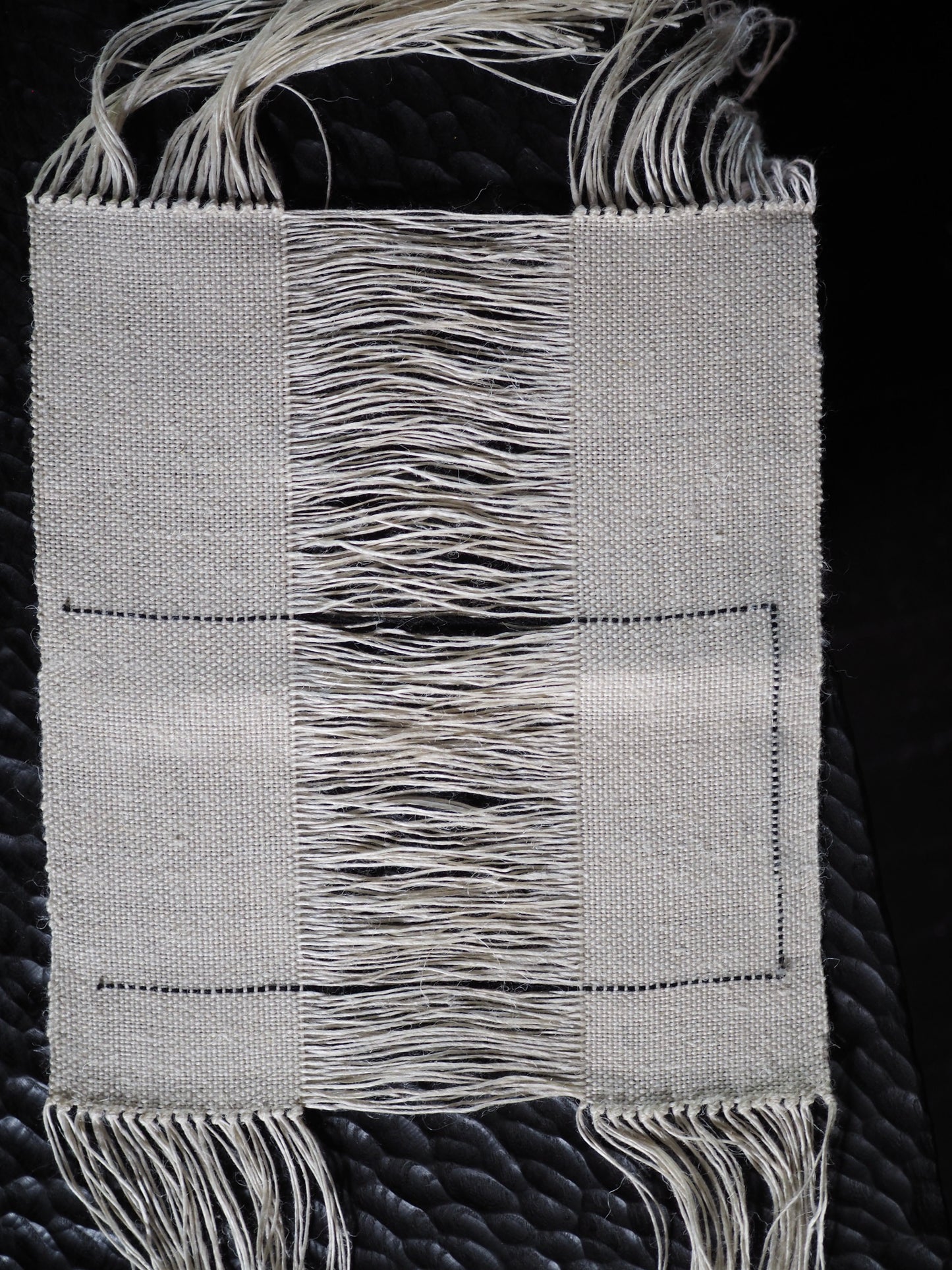 Japanese linen and wool Tapestry, ver.3