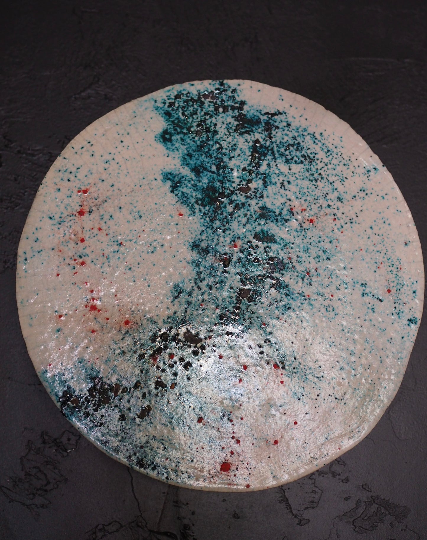 Raku Plinth / Wall art  - Te Wheiao