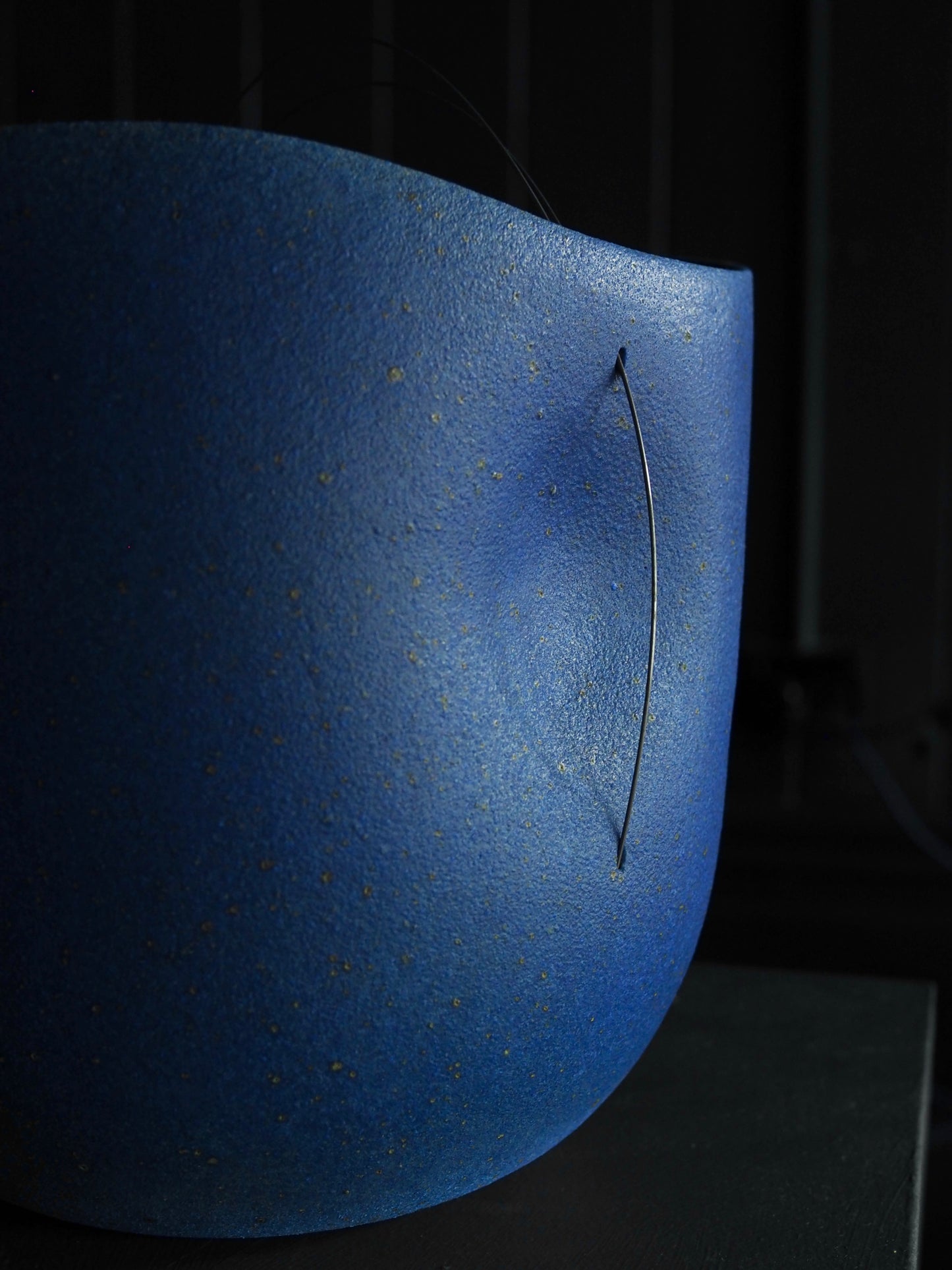 Medium Blue Vessel