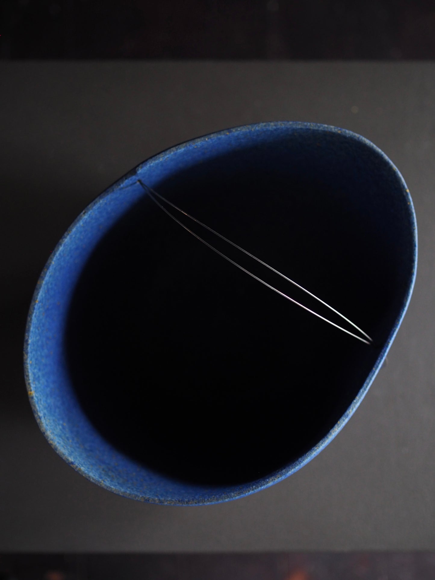Medium Blue Vessel