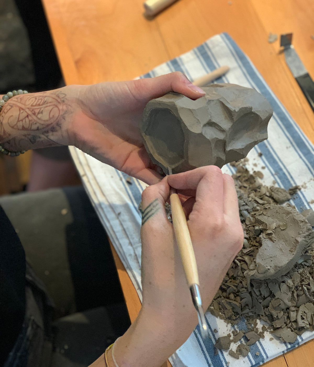 Kurinuki Workshop with Kristen Calder - Gallery Image