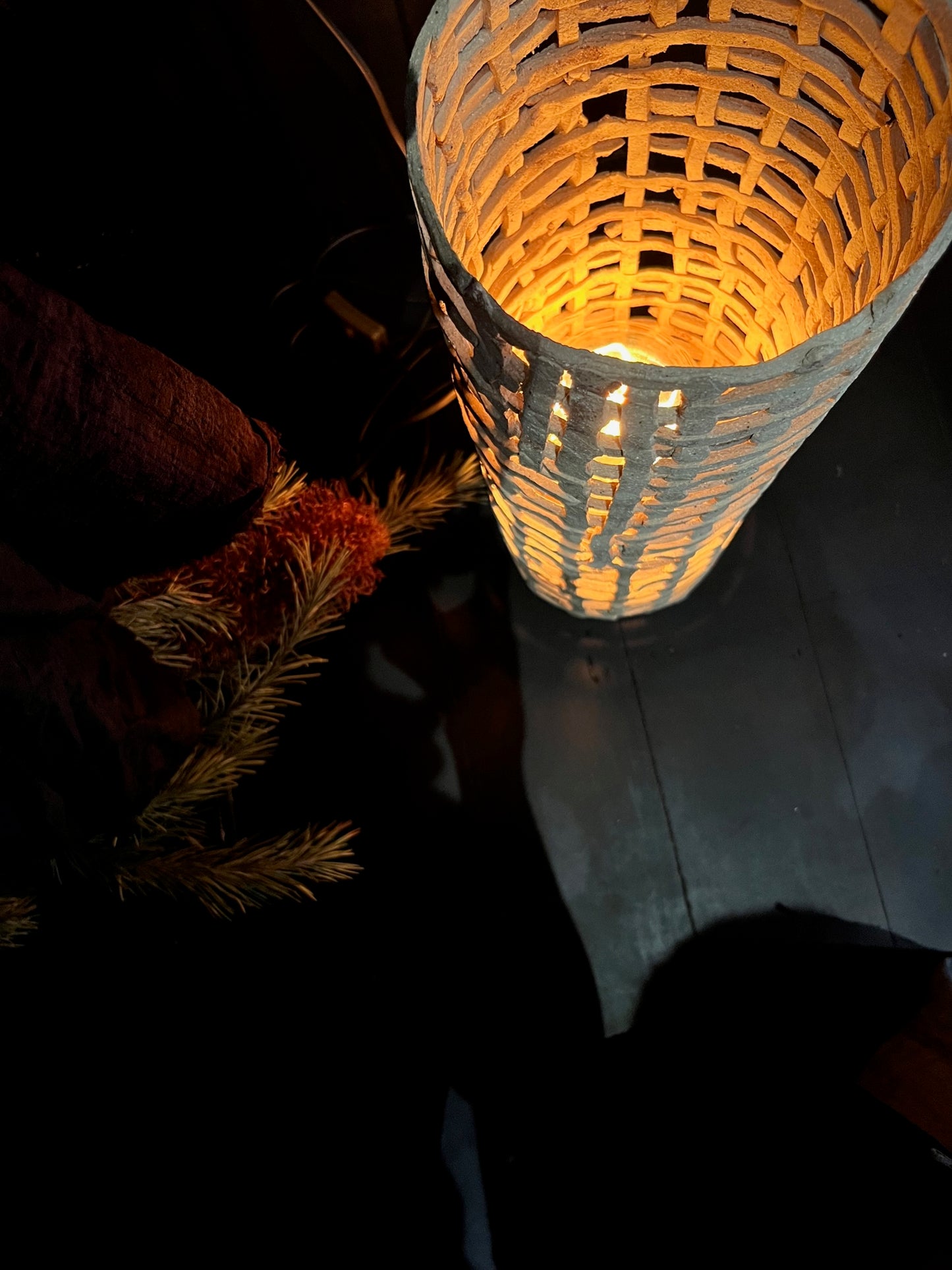 Hinaki sculptural Lamp, ver 2