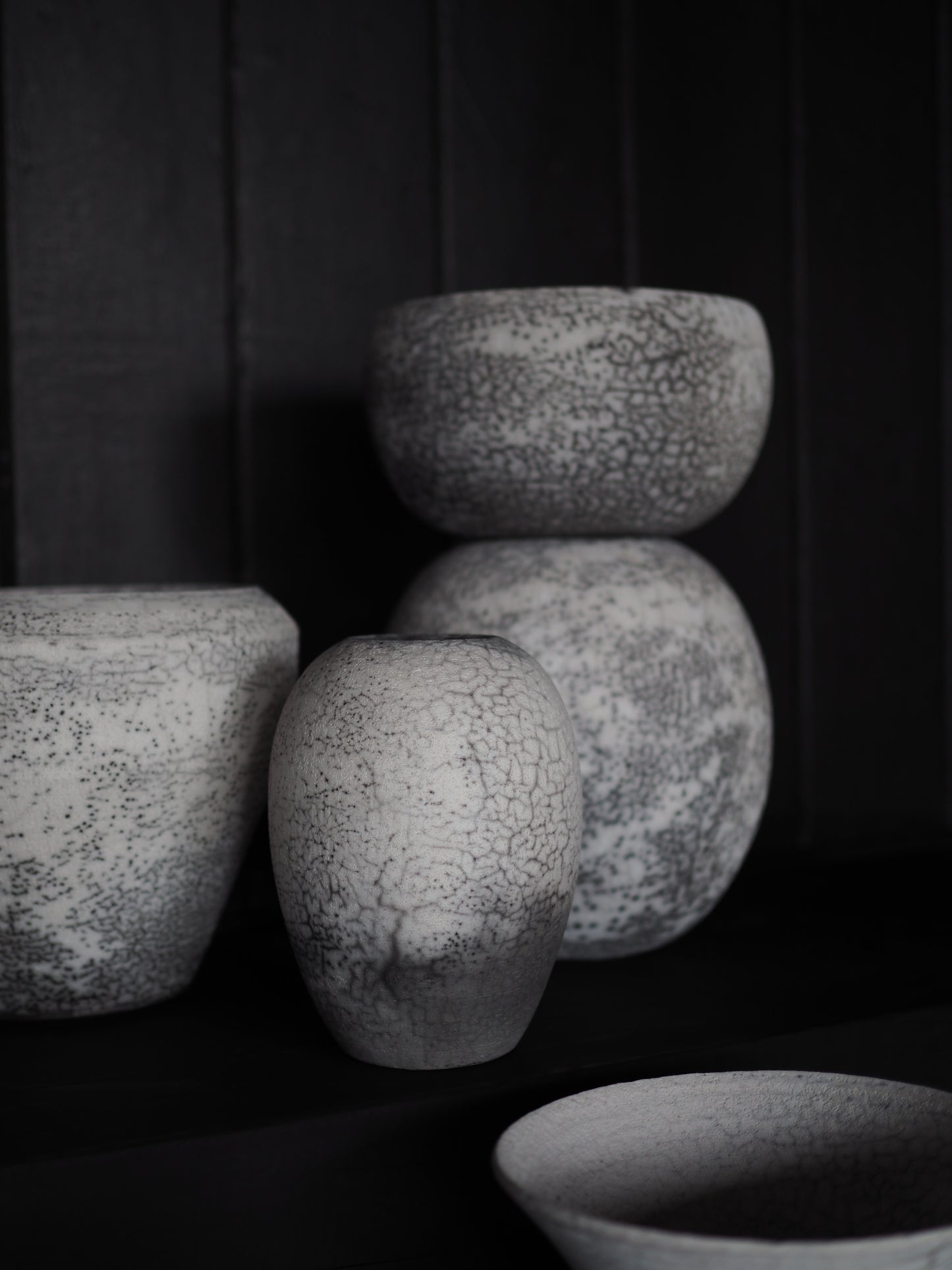 Raku Dry Vase