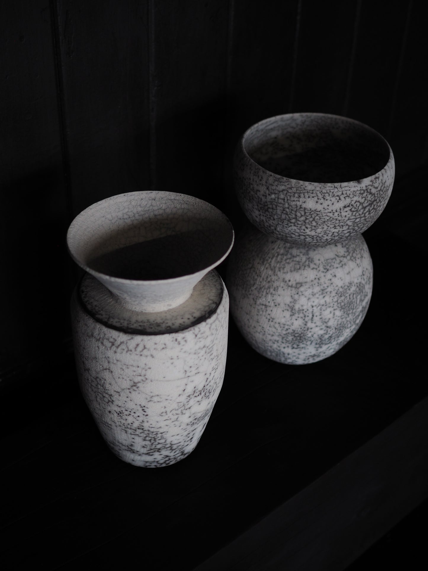 Low Lidded Raku Vessel