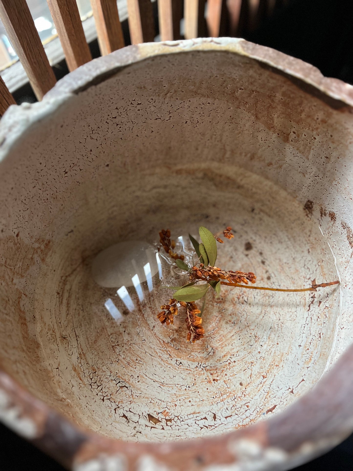 Faceted vessel, XL - Kurinuki style