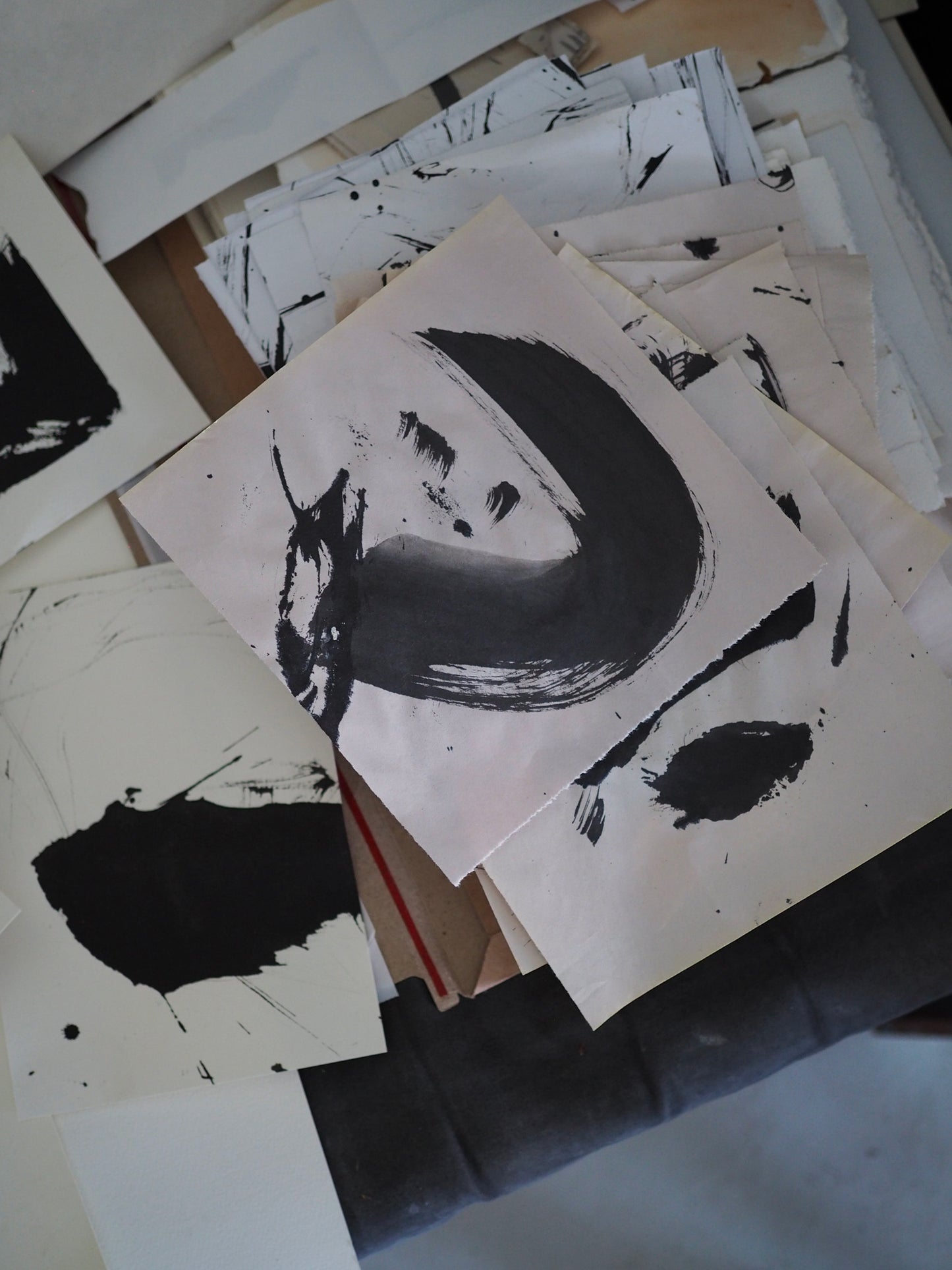 Make Your Own Brush with Cabbage Tree Leaves & Ink Drawing with the Brush, Tutor by Jane Burn