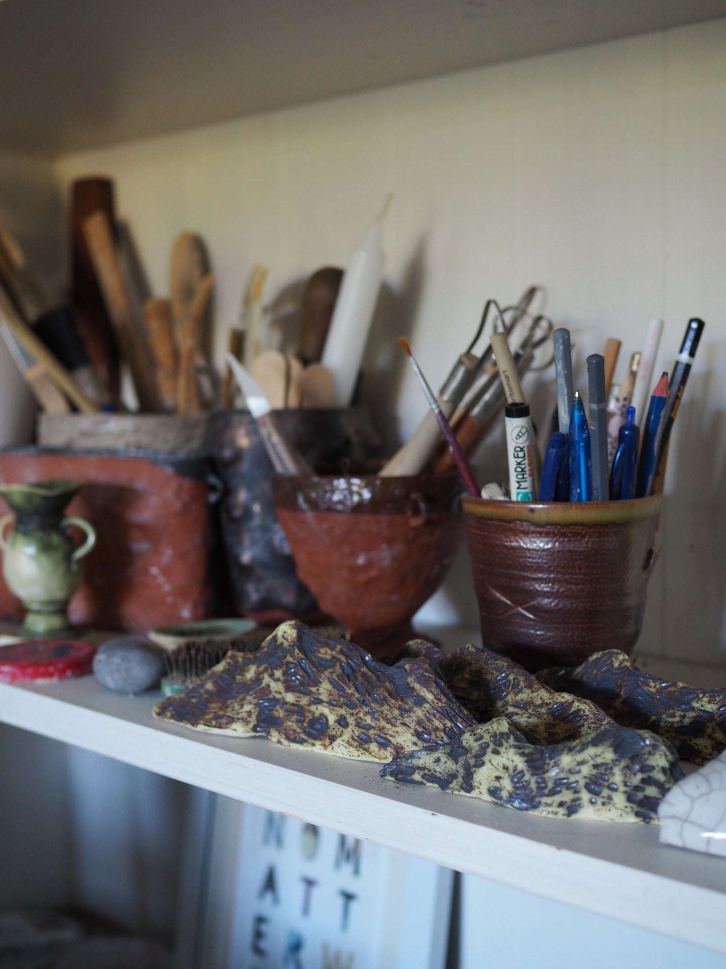 Make Your Own Brush with Cabbage Tree Leaves & Ink Drawing with the Brush, Tutor by Jane Burn