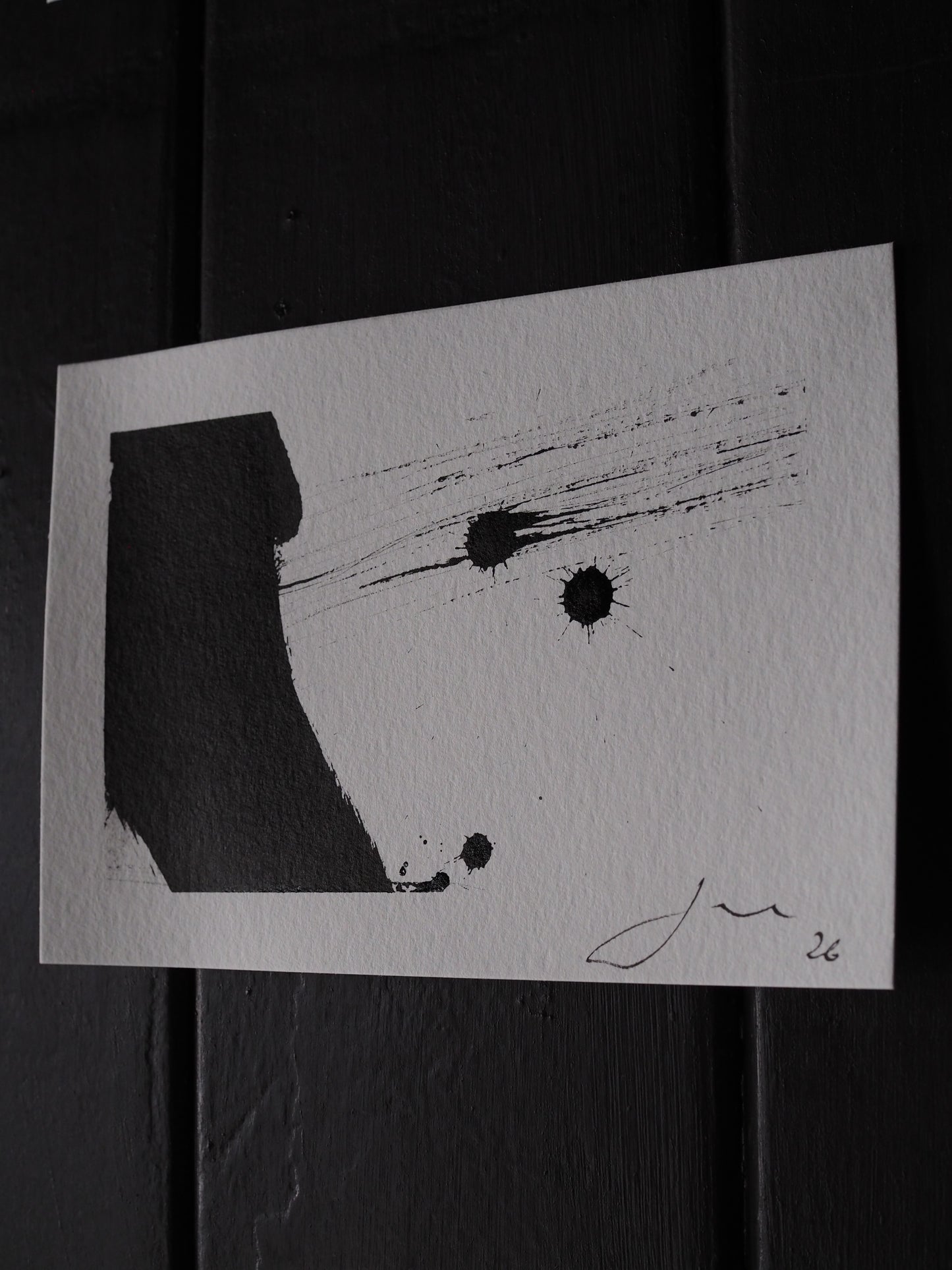 Make Your Own Brush with Cabbage Tree Leaves & Ink Drawing with the Brush, Tutor by Jane Burn