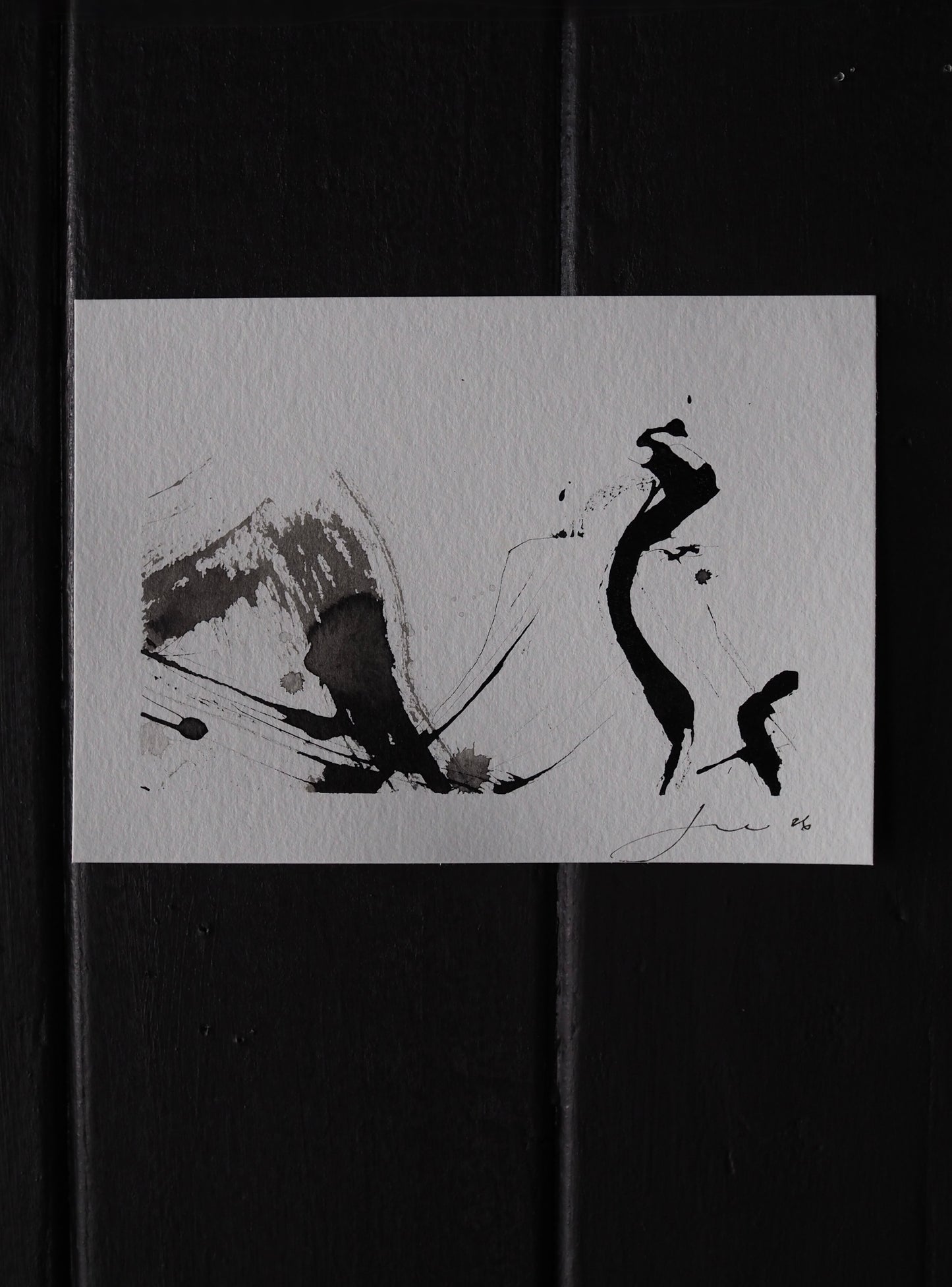 Make Your Own Brush with Cabbage Tree Leaves & Ink Drawing with the Brush, Tutor by Jane Burn