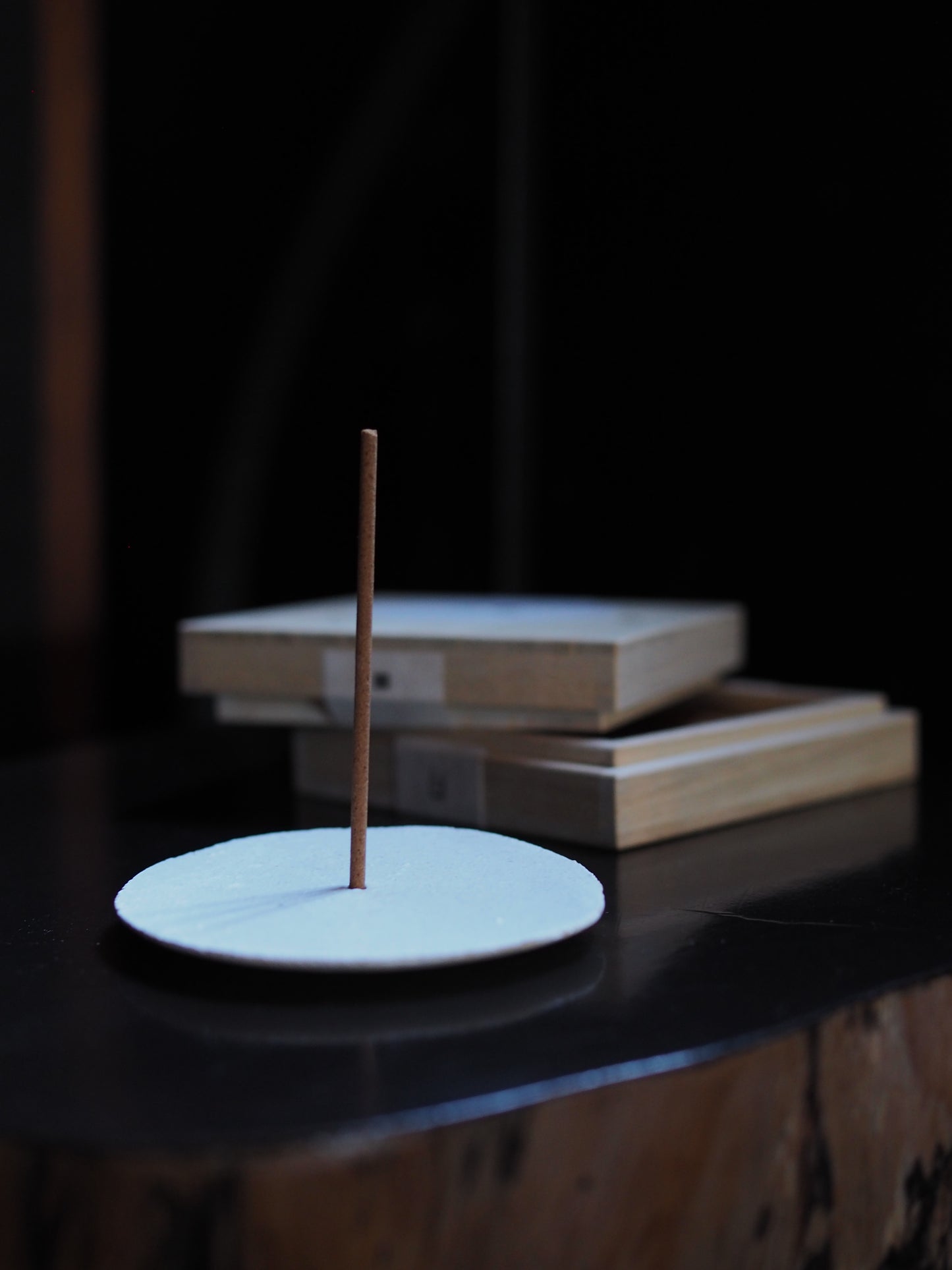 HAKUDO MOON Incense Holder set