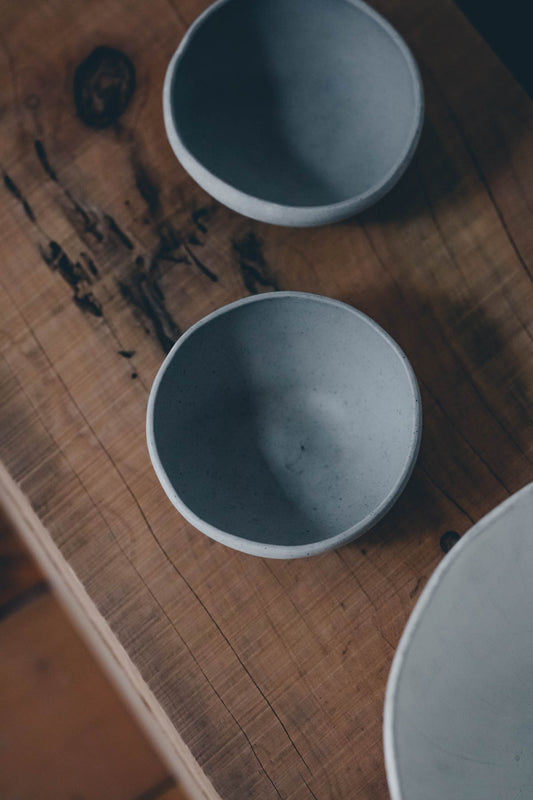 Grey bowls